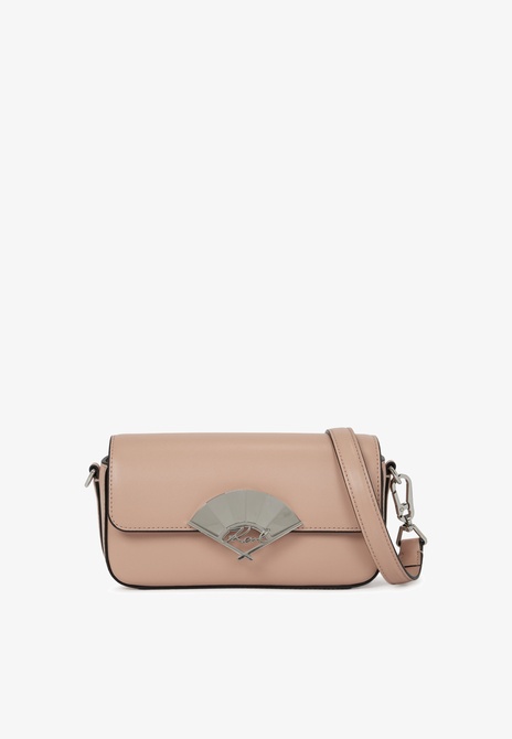 SIGNATURE FAN CROSSBODY - Crossbody Bag ANTIQUE ROSE KARL LAGERFELD — Фото, Картинка BAG❤BAG Купить оригинал Украина, Киев, Житомир, Львов, Одесса ❤bag-bag.com.ua