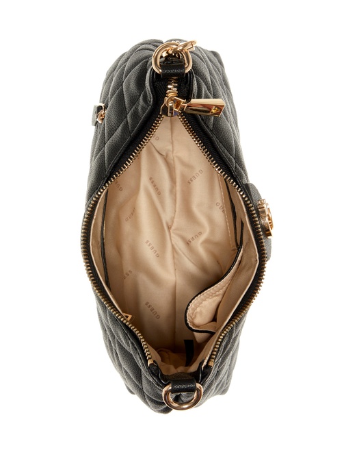 Gillian Quilted Hobo Bag BLACK GUESS — Фото, Картинка BAG❤BAG Купить оригинал Украина, Киев, Житомир, Львов, Одесса ❤bag-bag.com.ua