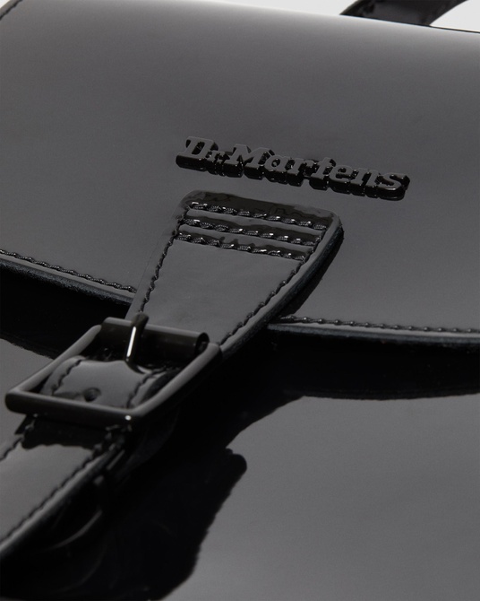 Patent Leather Mini Backpack Black LUCIDO+PATENT LAMPER;Black Patent Leather Dr. Martens — Фото, Картинка BAG❤BAG Купить оригинал Украина, Киев, Житомир, Львов, Одесса ❤bag-bag.com.ua
