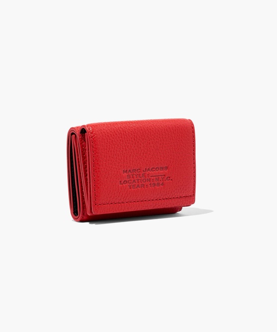 The Leather Medium Trifold Wallet TRUE RED MARC JACOBS — Фото, Картинка BAG❤BAG Купить оригинал Украина, Киев, Житомир, Львов, Одесса ❤bag-bag.com.ua