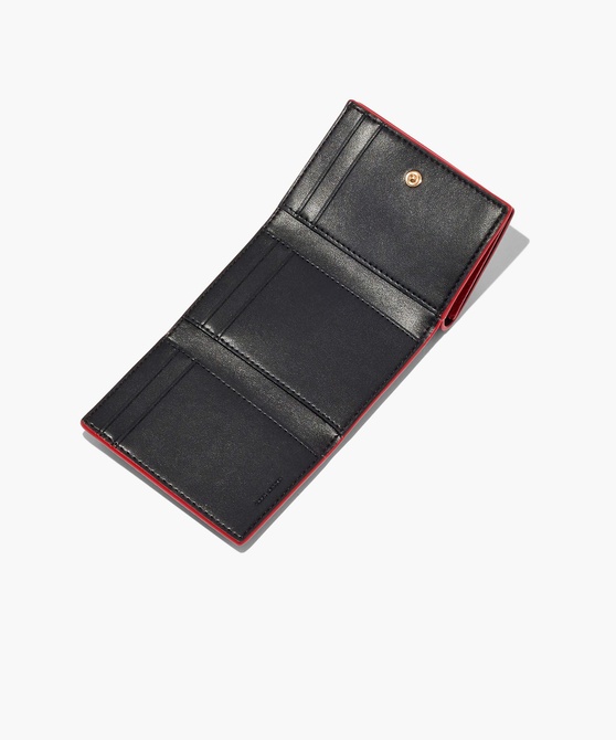 The Leather Medium Trifold Wallet TRUE RED MARC JACOBS — Фото, Картинка BAG❤BAG Купить оригинал Украина, Киев, Житомир, Львов, Одесса ❤bag-bag.com.ua