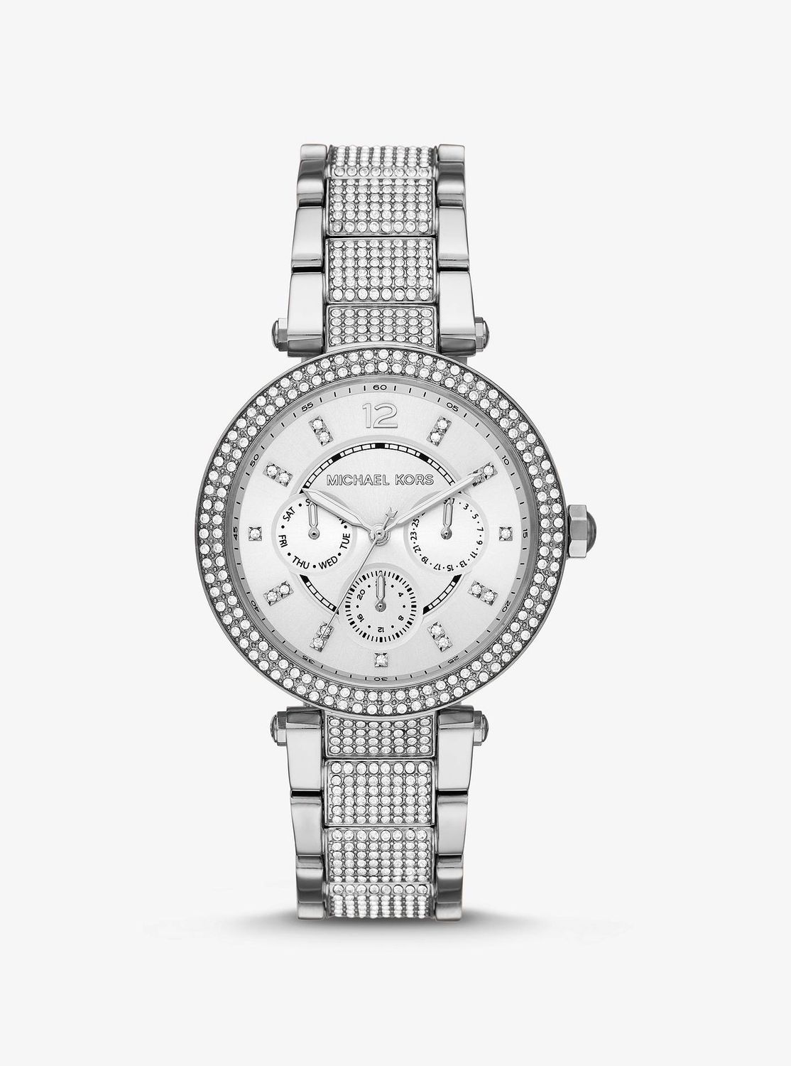 parker pave sable tone watch