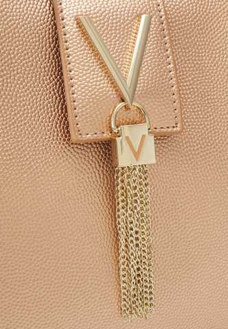 Valentino Bags Divina Oro Rosa Pebbled Clutch Bag