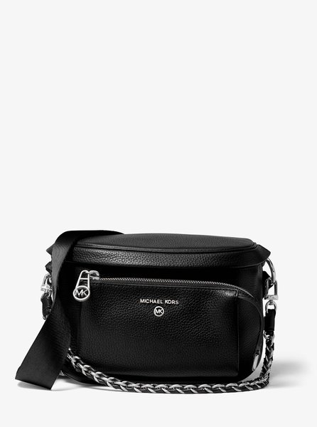 Slater Medium Pebbled Leather Sling Pack BLACK MICHAEL KORS — Фото, Картинка BAG❤BAG Придбати оригінал Україна, Київ, Житомир, Львів, Одеса ❤bag-bag.com.ua