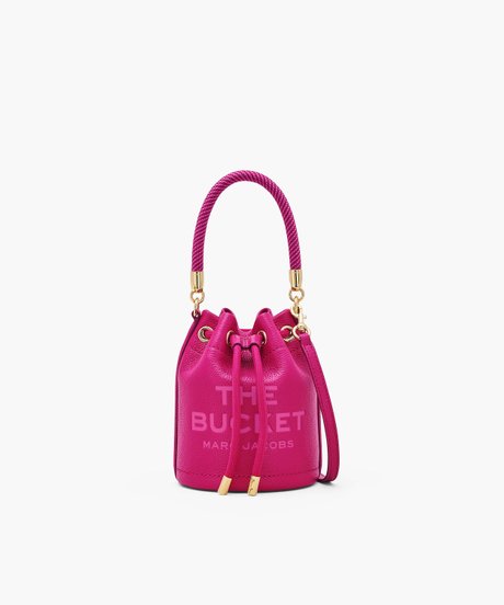 The Leather Mini Bucket Bag Lipstick pink MARC JACOBS — Фото, Картинка BAG❤BAG Купить оригинал Украина, Киев, Житомир, Львов, Одесса ❤bag-bag.com.ua