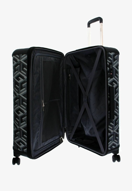 WILDER 28 - Wheeled suitcase Black logo GUESS — Фото, Картинка BAG❤BAG Купить оригинал Украина, Киев, Житомир, Львов, Одесса ❤bag-bag.com.ua
