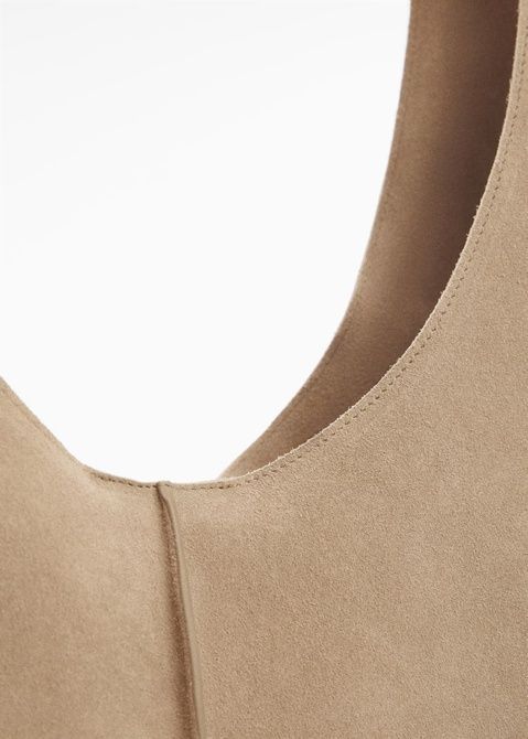 Mango HOBO GABRIEL - Tote Shopper Bag Leather 67094017 &mdash; фото 6 из 8