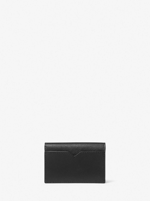 Small Saffiano Leather 3-in-1 Card Case BLACK MICHAEL KORS — Фото, Картинка BAG❤BAG Купить оригинал Украина, Киев, Житомир, Львов, Одесса ❤bag-bag.com.ua