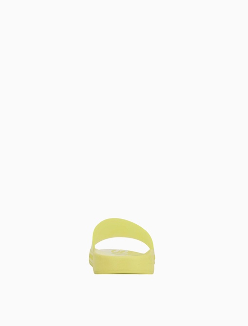Aerlin Colorblock Logo Slide Sandal NEON YELLOW Calvin Klein — Фото, Картинка BAG❤BAG Придбати оригінал Україна, Київ, Житомир, Львів, Одеса ❤bag-bag.com.ua