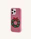JW PEI Holiday Wreath Bling Phone Case PINK CH131479JWP &mdash; фото 3 из 4