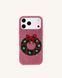 JW PEI Holiday Wreath Bling Phone Case PINK CH131479JWP &mdash; фото 1 из 4