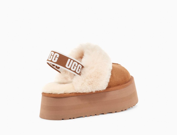 Funkette Slipper Chestnut UGG — Фото, Картинка BAG❤BAG Придбати оригінал Україна, Київ, Житомир, Львів, Одеса ❤bag-bag.com.ua