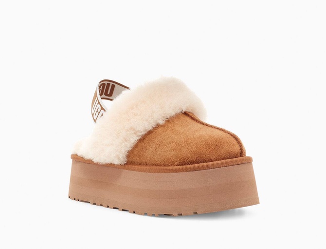 Funkette Slipper Chestnut UGG — Фото, Картинка BAG❤BAG Купить оригинал Украина, Киев, Житомир, Львов, Одесса ❤bag-bag.com.ua