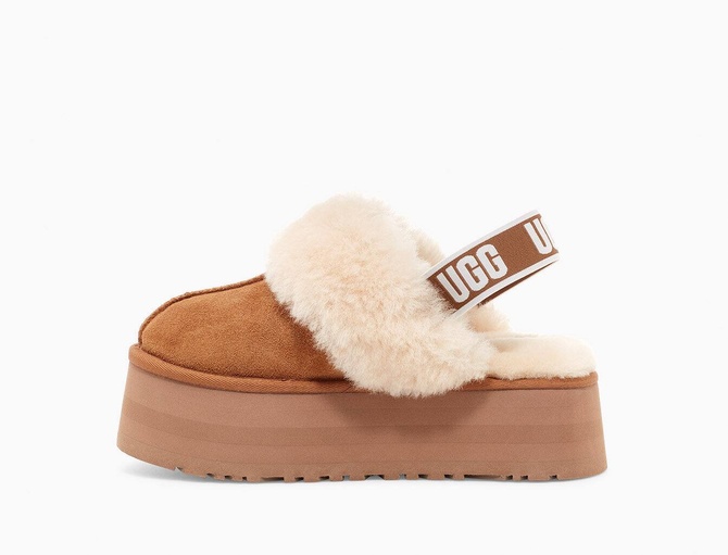 Funkette Slipper Chestnut UGG — Фото, Картинка BAG❤BAG Купить оригинал Украина, Киев, Житомир, Львов, Одесса ❤bag-bag.com.ua