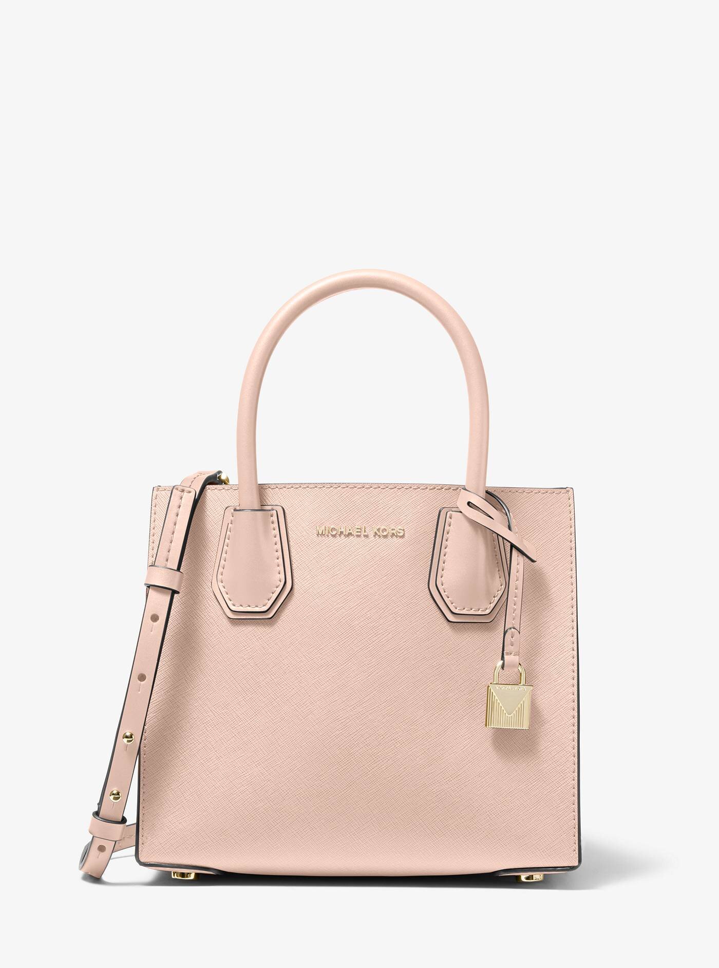 logo saffiano leather crossbody bag